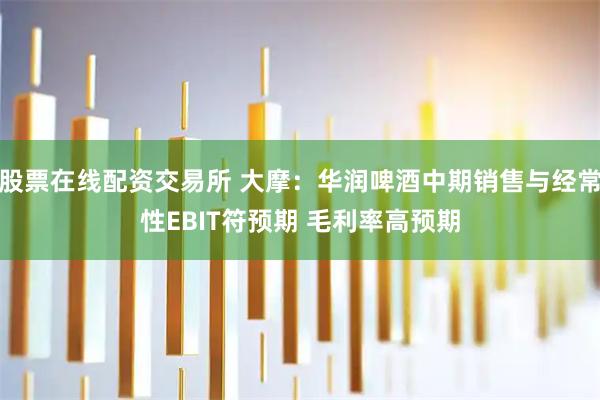 股票在线配资交易所 大摩：华润啤酒中期销售与经常性EBIT符预期 毛利率高预期