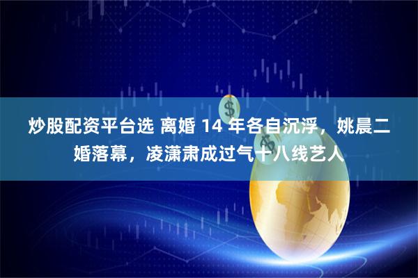 炒股配资平台选 离婚 14 年各自沉浮，姚晨二婚落幕，凌潇肃成过气十八线艺人