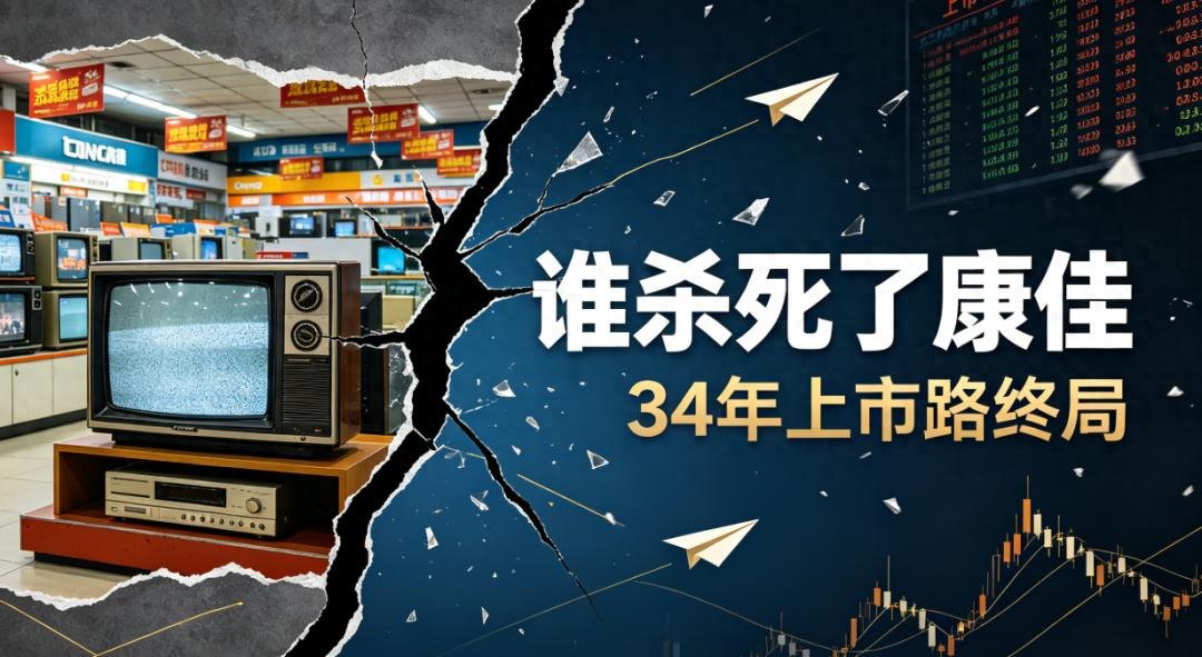 康佳 34 年 A 股上市落幕：一代彩电巨头的溃败与终局