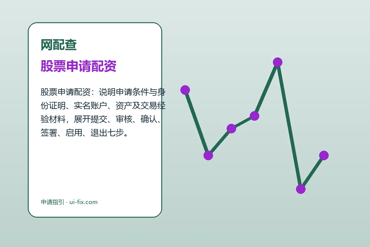 网配查配资服务办理流程示意