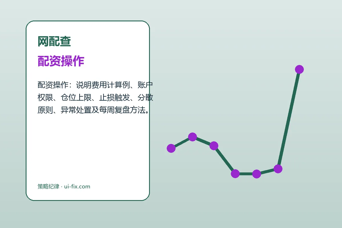 网配查费用、账户与退出规则图解